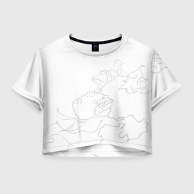 Женская футболка Crop-top 3D с принтом Аматэрасу в городе Новоалтайск, 100% полиэстер | круглая горловина, длина футболки до линии талии, рукава с отворотами | аматераса | аматерасу | аматэрасу бригада пожарных | аниме девочка | бригада пожарных | ирис | ирис бригада пожарных | пламенная бригада | пламенная бригада пожарных