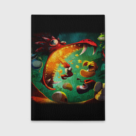 Обложка для автодокументов с принтом Rayman Legend в городе Новоалтайск, натуральная кожа |  размер 19,9*13 см; внутри 4 больших “конверта” для документов и один маленький отдел — туда идеально встанут права | аркада | дракон | игра | кулак | рейман