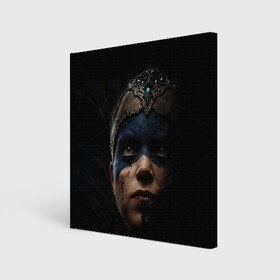 Холст квадратный с принтом Hellblade 2022 в городе Новоалтайск, 100% ПВХ |  | викинги | девушка | игра | племя | средневековье