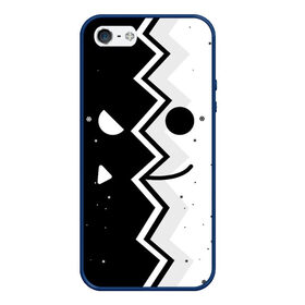 Чехол для iPhone 5/5S матовый с принтом НОВОГОДНИЙ GEOMETRY DASH SMILE 2022 в городе Новоалтайск, Силикон | Область печати: задняя сторона чехла, без боковых панелей | 2022 | 2d | arcade | demon | game | geometry dash | levels | meltdown | new year | robtop | smile | аркада | геометрический тире | демон | новогодний geometry dash | новогодний геометри даш | новый год | раннер | смайлы | уровни | эмоции