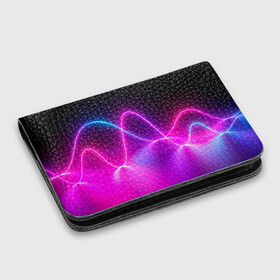 Картхолдер с принтом с принтом Лучи света pink theme в городе Новоалтайск, натуральная матовая кожа | размер 7,3 х 10 см; кардхолдер имеет 4 кармана для карт; | абстрактные | волна | волна света | излучение | киберпанк | лучи | лучи света | неон | неоновые принты | рисунок | свет