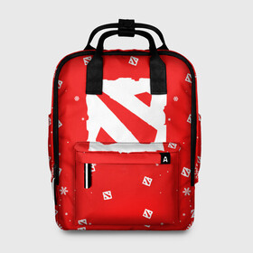 Женский рюкзак 3D с принтом НОВОГОДНИЙ ДОТА 2 НОВЫЙ ГОД DOTA 2 в городе Новоалтайск, 100% полиэстер | лямки с регулируемой длиной, сверху ручки, чтобы рюкзак нести как сумку. Основное отделение закрывается на молнию, как и внешний карман. Внутри два дополнительных кармана, один из которых закрывается на молнию. По бокам два дополнительных кармашка, куда поместится маленькая бутылочка
 | Тематика изображения на принте: 2022 | bristleback | dota | dota 2 | dota 2 новогодний | dota2 | heroes | invoker | lina | og team | pudge | shadow | shadow fiend | team liquid | team spirit | the international | windranger | бристелбек | бристл | дота | дота 2 | дота2 | новогодний свит
