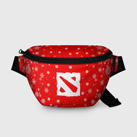 Поясная сумка 3D с принтом НОВОГОДНИЙ ДОТА 2 НОВЫЙ ГОД DOTA 2 в городе Новоалтайск, 100% полиэстер | плотная ткань, ремень с регулируемой длиной, внутри несколько карманов для мелочей, основное отделение и карман с обратной стороны сумки застегиваются на молнию | 2022 | bristleback | dota | dota 2 | dota 2 новогодний | dota2 | heroes | invoker | lina | og team | pudge | shadow | shadow fiend | team liquid | team spirit | the international | windranger | бристелбек | бристл | дота | дота 2 | дота2 | новогодний свит
