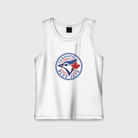 Детская майка хлопок с принтом Toronto Blue Jays в городе Новоалтайск,  |  | baseball | bird | canada | jay | team | toronto | бейсбол | канада | птица | сойка | торонто
