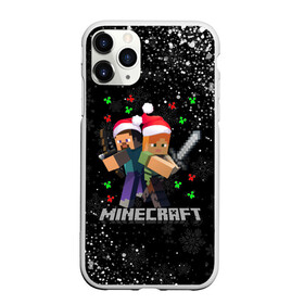 Чехол для iPhone 11 Pro Max матовый с принтом MINECRAFT НОВОГОДНИЙ 2022 в городе Новоалтайск, Силикон |  | 2022 | block | creeper | cube | minecraft | piggy | pixel | tnt | блок | гаст | геометрия | дед мороз | крафт | крипер | кубики | майнкрафт | новогодний minecraft | новогодний майнкрафт | новый год | пиксели | санта клаус | свинья | тнт