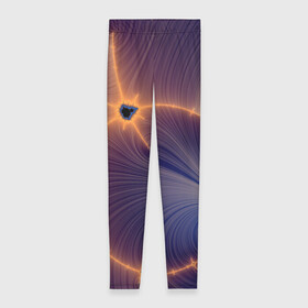 Леггинсы 3D с принтом Black Hole Tribute design в городе Новоалтайск, 80% полиэстер, 20% эластан | Эластичный пояс, зауженные к низу, низкая посадка | астрономия | астрофизика | вселенная | галактика | звезда | космос | фрактал | черная дыра