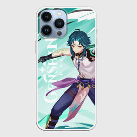 Чехол для iPhone 13 Pro Max с принтом СЯО ВОЛНЫ, GENSHIN IMPACT   XIAO в городе Новоалтайск,  |  | anime | genshin impact | neon | xiao | аниме | геншен импакт | геншин импакт | геншин эмпакт | геншинимпакт | игры | неон | персонажи | сяо