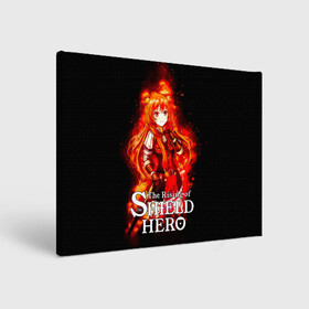 Холст прямоугольный с принтом Рафталия в огне - The Rising of the Shield Hero в городе Новоалтайск, 100% ПВХ |  | Тематика изображения на принте: anime | light novel | manga | rafutaria | the rising of the shield hero | аниме | восхождение героя щита | енотовидная собака | императрица кутенро | клановый герой | клановый герой катаны | манга | повелительница | рабыня