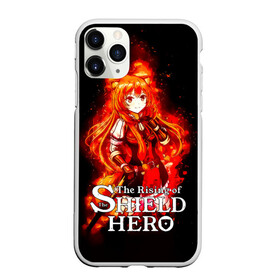 Чехол для iPhone 11 Pro матовый с принтом Рафталия в огне - The Rising of the Shield Hero в городе Новоалтайск, Силикон |  | anime | light novel | manga | rafutaria | the rising of the shield hero | аниме | восхождение героя щита | енотовидная собака | императрица кутенро | клановый герой | клановый герой катаны | манга | повелительница | рабыня