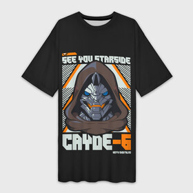Платье-футболка 3D с принтом Cayde 6 арт в городе Новоалтайск,  |  | Тематика изображения на принте: desteny | desteny 2 | destiny | game | games | дестени | дустан | игра | игры