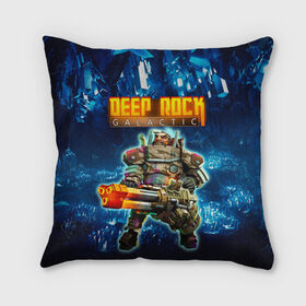 Подушка 3D с принтом Deep Rock Galactic / Gunner в городе Новоалтайск, наволочка – 100% полиэстер, наполнитель – холлофайбер (легкий наполнитель, не вызывает аллергию). | состоит из подушки и наволочки. Наволочка на молнии, легко снимается для стирки | deep rock galactic | drg | dwarf | gnome | gunner | гном | дип рок галактик | добыча минералов | космические шахтеры | стрелок