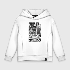 Детское худи Oversize хлопок с принтом Ты не можешь победить меня   Леви, Мидория, Всемогущий, Тодороки, Гатс в городе Новоалтайск, френч-терри — 70% хлопок, 30% полиэстер. Мягкий теплый начес внутри —100% хлопок | боковые карманы, эластичные манжеты и нижняя кромка, капюшон на магнитной кнопке | Тематика изображения на принте: aot | аниме | аот | атака титанов | берсерк | гатс | комиксы | леви | леви акерман | манга