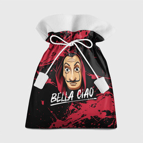Подарочный 3D мешок с принтом БУМАЖНЫЙ ДОМ LA CASA DE PAPEL BELLA CIAO в городе Новоалтайск, 100% полиэстер | Размер: 29*39 см | bella ciao | la casa de papel | бумажный дом | ла каса де | ла каса де папель | ла каса де пепел | лакаса | сериал | фильм