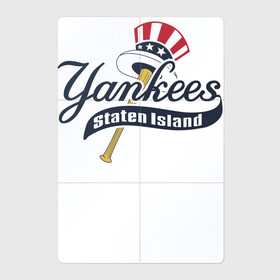 Магнитный плакат 2Х3 с принтом Staten island Yankees в городе Новоалтайск, Полимерный материал с магнитным слоем | 6 деталей размером 9*9 см | ball | baseball | bat | flag | mascot | staten island | бейсбол | бита | мяч | стейтенайленд | талисман | флаг