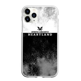 Чехол для iPhone 11 Pro матовый с принтом State of Decay | Heartland | Logo в городе Новоалтайск, Силикон |  | Тематика изображения на принте: heartland | logo | state of decay | survival horror | undead labs | загнивающий штат | зомби апокалипсис | лого | логотип | стадия разложения | стейт оф декай | эмблема
