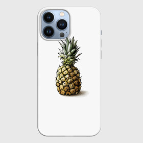 Чехол для iPhone 13 Pro Max с принтом Pineapple watercolor в городе Новоалтайск,  |  | Тематика изображения на принте: pineapple | ананас | графика | еда | рисунок | фрукт