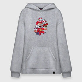 Худи SuperOversize хлопок с принтом Coach Mike из Brawl Stars в городе Новоалтайск, 70% хлопок, 30% полиэстер, мягкий начес внутри | карман-кенгуру, эластичная резинка на манжетах и по нижней кромке, двухслойный капюшон
 | brawl stars | brawlers | coach | coach mike | games | mike | бравл старс | бравлер | игры | майкл | персонажи | тренер майкл