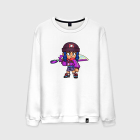 Мужской свитшот хлопок с принтом Bibi из Brawl Stars в городе Новоалтайск, 100% хлопок |  | bibi | brawl stars | brawlers | games | биби | бравл старс | бравлер | игры | персонажи