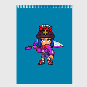 Скетчбук с принтом Bibi - игра Brawl Stars в городе Новоалтайск, 100% бумага
 | 48 листов, плотность листов — 100 г/м2, плотность картонной обложки — 250 г/м2. Листы скреплены сверху удобной пружинной спиралью | Тематика изображения на принте: bibi | brawl stars | brawlers | games | биби | бравл старс | бравлер | игра | персонажи