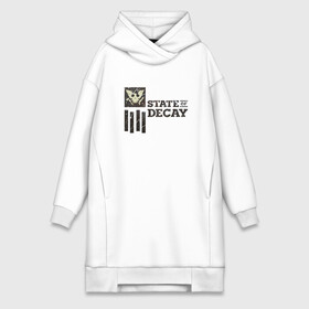 Платье-худи хлопок с принтом State of Decay Iron Logo в городе Новоалтайск,  |  | Тематика изображения на принте: logo | state of decay | survival horror | undead labs | загнивающий штат | зомби апокалипсис | лого | логотип | стадия разложения | стейт оф декай | эмблема
