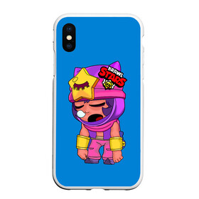 Чехол для iPhone XS Max матовый Sandy - игра Brawl Stars: в городе Новоалтайск, Силикон | Область печати: задняя сторона чехла, без боковых панелей | brawl stars | brawlers | games | sandy | бравл старс | бравлер | игра | персонажи | сэнди