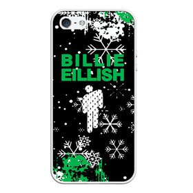 Чехол для iPhone 5/5S матовый с принтом billie eilish новый год снежинки в городе Новоалтайск, Силикон | Область печати: задняя сторона чехла, без боковых панелей | be | billie | billie eilish | blohsh | ghoul | билли | билли айлиш