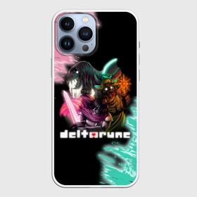 Чехол для iPhone 13 Pro Max с принтом [Deltarune]   Персонажи в городе Новоалтайск,  |  | Тематика изображения на принте: deltarune | deltarune 2 | game | undertale символ | дельта | дельтарун | дельтарун 2 | знак руин андертейл | значок дельтарун пиксель | игра | руна