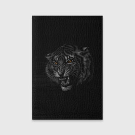Обложка для паспорта матовая кожа с принтом Tiger 2022! в городе Новоалтайск, натуральная матовая кожа | размер 19,3 х 13,7 см; прозрачные пластиковые крепления | Тематика изображения на принте: animal | арт | большие кошки | графика | животные | звери | тигр
