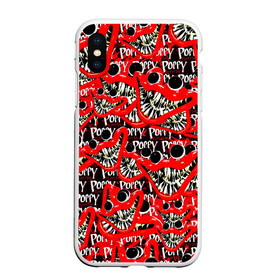 Чехол для iPhone XS Max матовый с принтом POPPY PLAYTIME GAME ИГРА ПОППИ ПЛЕЙТАЙМ в городе Новоалтайск, Силикон | Область печати: задняя сторона чехла, без боковых панелей | poppy playtime | игра | монстр | плэйтайм | попи плей тайм | попи плэй тайм | попиплейтам | попиплэйтайм | поппи плейтайм | поппиплэйтайм | хагги вагги | хаги ваги | хоррор