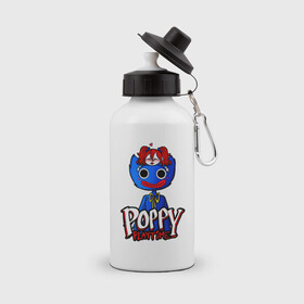 Бутылка спортивная с принтом POPPY PLAYTIME ДЕТСКАЯ ИГРА ПОППИ ПЛЕЙТАЙМ в городе Новоалтайск, металл | емкость — 500 мл, в комплекте две пластиковые крышки и карабин для крепления | Тематика изображения на принте: poppy playtime | игра | монстр | плэйтайм | попи плей тайм | попи плэй тайм | попиплейтам | попиплэйтайм | поппи плейтайм | поппиплэйтайм | хагги вагги | хаги ваги | хоррор