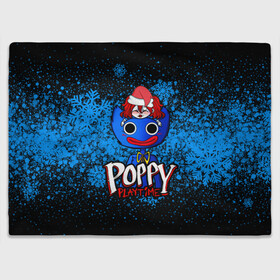 Плед 3D с принтом POPPY PLAYTIME ПОППИ ПЛЕЙТАЙМ СНЕЖИНКИ в городе Новоалтайск, 100% полиэстер | закругленные углы, все края обработаны. Ткань не мнется и не растягивается | poppy playtime | игра | монстр | новый год | плэйтайм | попи плей тайм | попи плэй тайм | попиплейтам | попиплэйтайм | поппи плейтайм | поппиплэйтайм | снег | снежинки | хагги вагги | хаги ваги | хоррор