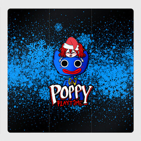 Магнитный плакат 3Х3 с принтом POPPY PLAYTIME ПОППИ ПЛЕЙТАЙМ СНЕЖИНКИ в городе Новоалтайск, Полимерный материал с магнитным слоем | 9 деталей размером 9*9 см | poppy playtime | игра | монстр | новый год | плэйтайм | попи плей тайм | попи плэй тайм | попиплейтам | попиплэйтайм | поппи плейтайм | поппиплэйтайм | снег | снежинки | хагги вагги | хаги ваги | хоррор