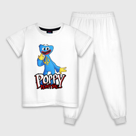 Детская пижама хлопок с принтом POPPY PLAYTIME ДЕТСКАЯ ИГРА ПОППИ ПЛЕЙТАЙМ в городе Новоалтайск, 100% хлопок |  брюки и футболка прямого кроя, без карманов, на брюках мягкая резинка на поясе и по низу штанин
 | poppy playtime | игра | монстр | плэйтайм | попи плей тайм | попи плэй тайм | попиплейтам | попиплэйтайм | поппи плейтайм | поппиплэйтайм | хагги вагги | хаги ваги | хоррор