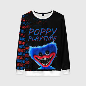 Женский свитшот 3D с принтом Хагги ВАГГИ | Poppy Playtime в городе Новоалтайск, 100% полиэстер с мягким внутренним слоем | круглый вырез горловины, мягкая резинка на манжетах и поясе, свободная посадка по фигуре | huggy waggy | poppy playtime | в топе | игра | как у всех | кукла | монстр | плэйтайм | подарок | попи плей тайм | попиплейтам | поппи плейтайм | поппиплэйтайм | рекомендации | удивить | хагги вагги | хаги ваги