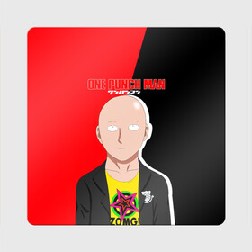 Магнит виниловый Квадрат с принтом One Punch-Man хипстер Сайтама в городе Новоалтайск, полимерный материал с магнитным слоем | размер 9*9 см, закругленные углы | hagemanto | one punch man | one punchman | onepunchman | saitama | sensei | аниме | ван панч мен | ванпанчмен | лысый плащ | манга | сайтама | сильнейший человек | учитель | человек одинудар | человек одного удара