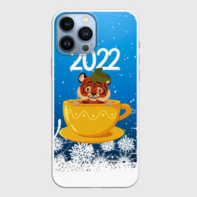 Чехол для iPhone 13 Pro Max с принтом Тигр в кружке (Новый год 2022) в городе Новоалтайск,  |  | 2022 | год тигра | новый год | новый год 2022 | символ года | тигр | тигренок | тигрица | тигры