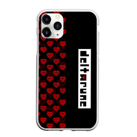 Чехол для iPhone 11 Pro Max матовый с принтом HALF PATTERN | DELTARUNE | LOGO в городе Новоалтайск, Силикон |  | Тематика изображения на принте: deltarune | deltarune 2 | game | undertale символ | дельта | дельтарун | дельтарун 2 | знак руин андертейл | значок дельтарун пиксель | игра | руна