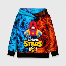 Детская толстовка 3D с принтом ГРОМ БРАВЛ СТАРС GROM BRAWL STARS ОГОНЬ в городе Новоалтайск, 100% полиэстер | двухслойный капюшон со шнурком для регулировки, мягкие манжеты на рукавах и по низу толстовки, спереди карман-кенгуру с мягким внутренним слоем | brawl | brawl stars | brawler | grom | stars | боец | бравл старс | бравлер | брол старс | гром | мобильная игра | новый | хроматик | хроматические | хроматический боец | эпич