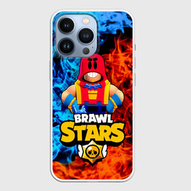 Чехол для iPhone 13 Pro с принтом ГРОМ БРАВЛ СТАРС, GROM BRAWL STARS ОГОНЬ в городе Новоалтайск,  |  | Тематика изображения на принте: brawl | brawl stars | brawler | grom | stars | боец | бравл старс | бравлер | брол старс | гром | мобильная игра | новый | хроматик | хроматические | хроматический боец | эпич