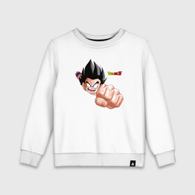Детский свитшот хлопок с принтом Драконий жемчуг Зет Dragon Ball Z в городе Новоалтайск, 100% хлопок | круглый вырез горловины, эластичные манжеты, пояс и воротник | anime | dragonball | goku | аниме | анимэ | гоку | драконий | жемчуг | манга