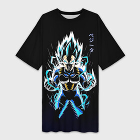 Платье-футболка 3D с принтом Разряд молнии Гоку  Dragon Ball в городе Новоалтайск,  |  | Тематика изображения на принте: anime | dragon ball | dragon ball super | dragon ball z | dragonball | goku | kakarotto | manga | son goku | аниме | будока | гоку | драгон болл | драгонболл | жемчуг дракона | манга | сайян | сон гоку | фермер редиски