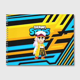 Альбом для рисования с принтом FANG BRAWL STARS ФЭНГ БРАВЛЫ в городе Новоалтайск, 100% бумага
 | матовая бумага, плотность 200 мг. | brawl | brawl stars | brawlstars | fang | бравлстарс | фанг | фанк | фэнг