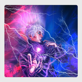 Магнитный плакат 3Х3 с принтом Gojo Satoru Jujutsu Kaisen в городе Новоалтайск, Полимерный материал с магнитным слоем | 9 деталей размером 9*9 см | Тематика изображения на принте: anime | gojou | jujutsu | jujutsu kaisen | kaisen | manga | satoru | satoru gojou | sorcery fight | аниме | анимэ | битва | годзё | магическая | магическая битва | манга | сатору | сатору годзё