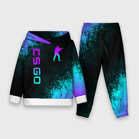 Детский костюм 3D (с толстовкой) с принтом CS GO NEON SYMBOL STYLE SKIN   КС ГО НЕОН в городе Новоалтайск,  |  | astralis | awp | counter strike | cs go | cs go global offensive | csgo | cyrex | faze clan | hyper beast | neon | rush b | team liquid | астралис | кс го | неон | раш би | сайрекс | тим ликвид | фейз клан | хайпер бист | хайпербист