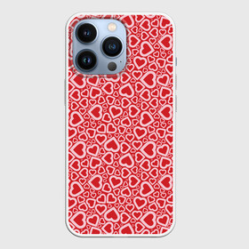 Чехол для iPhone 13 Pro с принтом Любовь (сердечки) в городе Новоалтайск,  |  | Тематика изображения на принте: love | амур | афродита | валентинка | влюбленность | вторая половинка | день святого валентина | купидон | любовь | нежность | отношения | подарок любви | поцелуй | праздник любви | розы | романтика