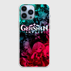 Чехол для iPhone 13 Pro Max с принтом GENSHIN IMPACT NEON HEROES   ГЕНШИН ИМПАКТ НЕОН ГЕРОИ в городе Новоалтайск,  |  | Тематика изображения на принте: genshin impact | heroes genshi | альбедо | барбара | беннет | бэй доу | венти | гань юй | джинн | дилюк | диона | кли | кэ цин | кэйа | лиза | мона | нин гуан | ноэль | путешественник | рэйзор | сахароза | син цю | синь янь