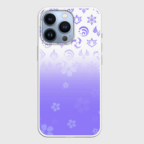 Чехол для iPhone 13 Pro с принтом GENSHIN IMPACT SYMBOL PATTERN SAKURA | САКУРА в городе Новоалтайск,  |  | anime | genshin impact | аниме | геншен импакт | геншин импакт | геншин эмпакт | геншинимпакт | игры | персонажи
