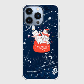 Чехол для iPhone 13 Pro с принтом Happy New Year коты в городе Новоалтайск,  |  | 2022 | happy new year | merry christmas | год тигра | зима близко | коты | нг | новогодний | новогодний тигр | новый год | новый год 2022 | рождество | символ 2022 года | снег | снежинки