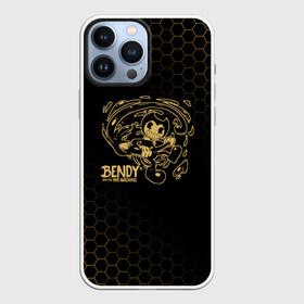 Чехол для iPhone 13 Pro Max с принтом [Bendy and the ink machine]   Большие чудеса в городе Новоалтайск,  |  | bendy | bendy and the ink machine | бенди | бенди и чернильная машина | большие чудеса | взлёты и падения | движущиеся картинки | последняя бобина | старая песня
