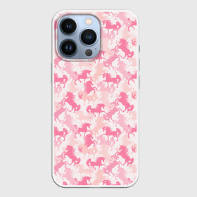 Чехол для iPhone 13 Pro с принтом Розовые Единороги в городе Новоалтайск,  |  | dab unicorn | horse | pony | unicorn | единорог | животное | зверь | конь | лошадь | мифическое существо | пони | сказка